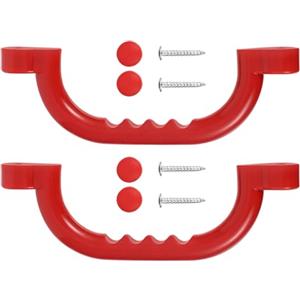 GETAJGHSD Impugnature Antiscivolo di Sicurezza per Maniglie in Plastica Resistenti per Parco Giochi Altalena e Scivolo Accessori per Giochi da Giardino Facile Installazione Uso Interno ed