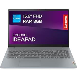 Lenovo IdeaPad Slim 3 Notebook 15,6" FHD (1920x1080), Intel Core i3-N305, RAM 8 GB, 512 GB SSD, Grafica Integrata, WiFi 6, Windows 11 Home - Arctic Grey
