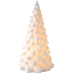 Feeshoppher Decorazione per albero di Natale con luci integrate e batteria a bottone, decorazione per interni ed esterni (E)