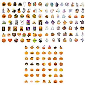 ZKGYUS adesivi di Halloween,Pacchetto di adesivi di Halloween tazza d'acqua del telefono cellulare adesivi decorazione impermeabile bambini adesivi manuali fai da te