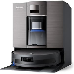 ECOVACS X11 OMNICYCLONE Robot Aspirapolvere Lavapavimenti, BLAST e 19.500 Pa, Boost di Potenza Ultrarapido, OZMO ROLLER 2.0, Altezza Massima di Salita di 4 cm, Rullo Esteso, Svuotamento Automatico