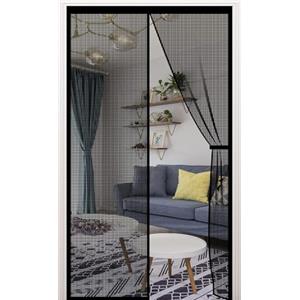 XCMVCN Zanzariera per Porta Balcone, Zanzariera Magnetica, 60 x 185 cm, Nero