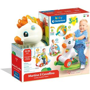CLEMENTONI S.P.A. Baby Clementoni Martino il Cavallino, Ride On 3 in 1