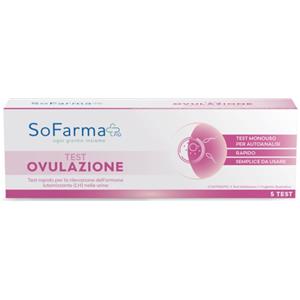 SO.FARMA.MORRA SpA Sofarmapiù Test Rapido per LH nelle Urine - Kit 5 Test per il Monitoraggio dell'Ormona Luteinizzante