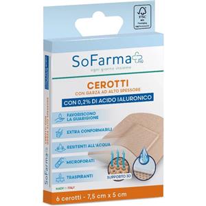 SO.FARMA.MORRA SpA Cerotto Cicatrizzante 7,5x5 cm, 6 Pezzi