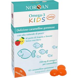 SAN OMEGA GmbH Norsan omega 3 kids 45 caramelline gommose - SAN OMEGA - 981044151