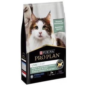 Pro Plan LiveClear Sterilised Senior 7+ con tacchino per gatto 1,4 kg