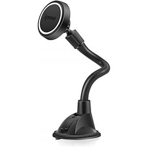 ipow Porta Cellulare Auto Magnetico,Porta Telefono Universale con Ventosa,Supporto Smartphone Auto per Cruscotto Dashboard Parabrezza per iPhone, Huawei,GPS,xiaomi,360° Rotabile