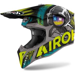 AIROH CASCO WRAAP ALIEN YELLOW MATT