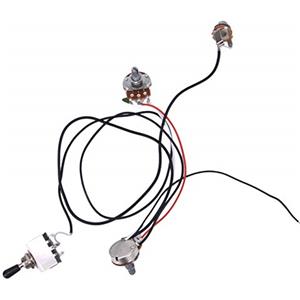 OUCRIY Cablaggio per Basso Elettrico Cablaggio 13×7×3 Cablaggio a 3 Vie Commutatore per Chitarra Elettrica