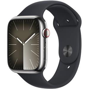 Apple Watch Series 7 (2021) Acciaio inossidabile, 45mm, Argento - GPS + Cellular - Eccellente