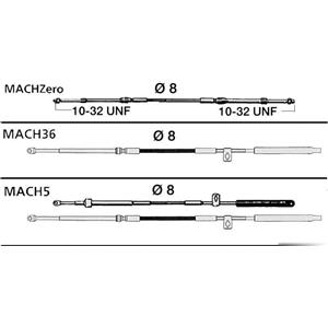Ultraflex Cavo Telecomando MACH 5 da 17' - Alta Efficienza e Flessibilità