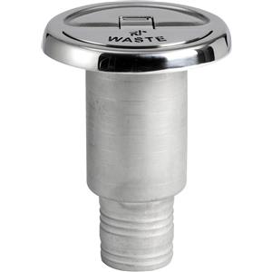 Osculati Tappo Imbarco Quick Lock ISO 8099 Waste 38 mm - Acciaio Inox, Chiusura a Scatto, Sporgenza 7,7 mm