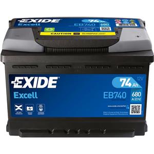 Exide Technologies Batteria Excell 50 Ah - Potenza Avviamento 15% Maggiore, Senza Manutenzione, Inclinabile fino a 60°