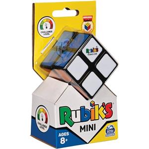 RUBIK'S, SPIN MASTER, il Cubo di Rubik's 2X2 MINI, L'Originale, con 2 Strati da 4 Cubi, Rompicapo Professionale a combinazione di colori, Tascabile, adatto a bambini da 8+,