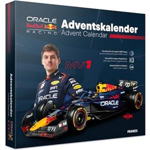 FRANZIS 67245 - Calendario dell'Avvento Oracle Red Bull Racing 2025, modello in scala 1:43, con modulo audio e libro di accompagnamento a 52 pagine