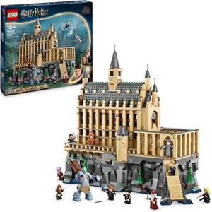 LEGO Harry Potter Castello di Hogwarts: Sala Grande, Giocattolo da Collezione con 11 Minifigure tra cui Hermione Granger, Giochi Fantasy per Bambini e Bambine da 10 Anni, Idea Regalo Magica 76435