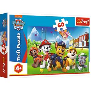 Trefl Puzzle - Paw Patrol 60 Elementi In Una Radura Per Bambini Dai 4 Anni