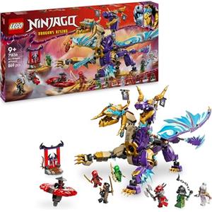LEGO NINJAGO l'Arco Dragone della Concentrazione, Giocattolo con Drago, 8 Minifigure e Spinner Spinjitzu, Giochi per Bambini e Bambine da 9 Anni, Regalo di Compleanno per fan di Dragons Rising - 71836