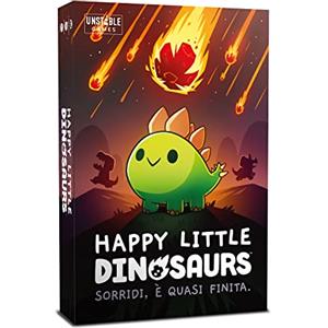 Asmodee - Happy Little Dinosaurs, Gioco Da Tavolo, Carte da Gioco, 2-4 Giocatori, 8+ Anni, 30-60 Min, Edizione In Italiano