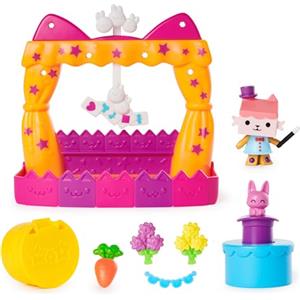 DREAMWORKS GABBY'S DOLLHOUSE Gabby's Dollhouse, Balcone di Baby Scatola, 8 pezzi con figure giocattolo, accessori per casa delle bambole e gioco sensoriale, giocattoli per bambini per ragazze e ragazzi 3+, Medium