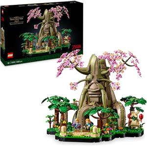 LEGO The Legend of Zelda Grande Albero Deku 2-in-1 - Set da Esposizione e da Collezione con la Principessa Zelda e 3 Minifigure di Link - Costruzioni per Adulti - Idea Regalo Fan de Videogiochi 77092