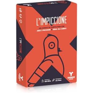 Ghenos Games L'Impiccione - Gioco di carte di rapidità e di memoria - 8+ anni + 2-6 giocatori - 15 minuti