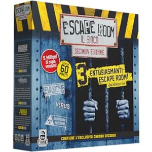 Cranio Creations - Escape Room Il Gioco Nuova Edizione, 3 Appassionanti Nuove Avventure Per L'Escape Room Da Tavolo Più Famosa, Edizione in Lingua Italiana