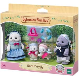 Sylvanian Families - 5759 Famiglia Foca - Set da gioco per case delle bambole