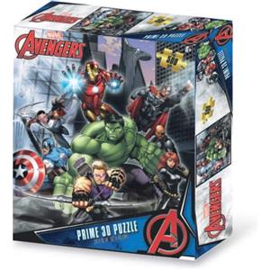 Grandi Giochi Avengers Puzzle Lenticolare Orizzontale, con 500 Pezzi Inclusi e Confezione con Effetto 3D Pua03000