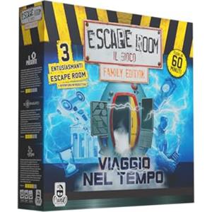 Cranio Creations - Escape Room Viaggio Nel Tempo, L'Edizione Family Della Famosa Escape Room Da Tavolo Con Nuove Appassionanti Missioni, Edizione in Lingua Italiana