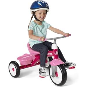 Radio Flyer Pink Rider Trike, triciclo rosa per esterni, per bambini da 2 ½ a 5 anni (Esclusiva Amazon)