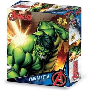 Grandi Giochi Marvel Avengers Hulk Puzzle Lenticolare Orizzontale, con 500 Pezzi Inclusi e Confezione con Effetto 3D Pua05000