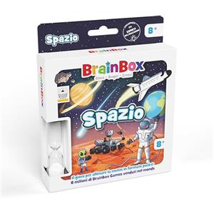 Asmodee BrainBox Spazio, Gioco da Tavolo Tascabile, 8+ Anni, 1+ Giocatori, Edizione in Italiano