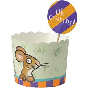 Smiffys Custodie e decorazioni per cupcake per feste Stoviglie The Gruffalo, x8 Halloween