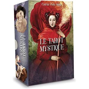 Urania STONEMUSLE Tarot Mystique - Cartomancie - Cofanetto di 83 carte a fette argentate, scatola a campana, contiene un libretto esplicativo - edizione francese