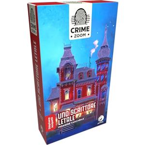 Asmodee - Crime Zoom: Uno Scrittore Letale - Gioco di Carte Investigativo, 1-6 Giocatori, 12+ Anni, Edizione in Italiano