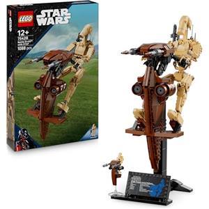 LEGO Star Wars 75428 Battle Droid con STAP Speeder Giocattolo - Action Figure per il Gioco e l'Esposizione - Regalo da Collezione per Bambini da 12 Anni, Adolescenti e fan della Minaccia Fantasma