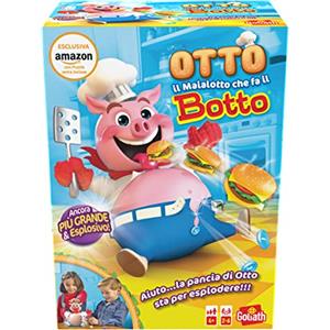 Goliath Otto il Maialotto + Puzzle (Esclusiva Amazon), Giochi Da Tavolo dai 4 Anni, Giocattoli per Bambini, Fai Mangiare il Maiale Fino a Fargli Scoppiare la Pancia, Regalo Bambino 4 Anni