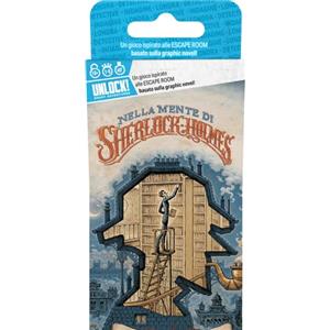 Asmodee Unlock! Short Adventures - Nella Mente di Sherlock Holmes, Gioco da Tavolo di Enigmi, 10+ Anni, 1-6 Giocatori, Edizione in Italiano