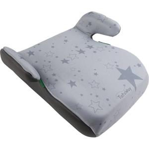 Tataway seggiolino alzatina auto bimbi grigio i-Size ECE R129, Rialzo bimbi 126-150 cm, 22-36 kg, 6-12 anni, gruppo 3, leggero e facile da trasportare - sfoderabile e lavabile