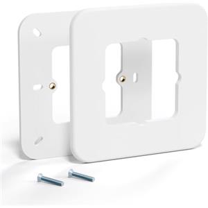Meross Placche a Parete per Scatola 503, Placche per Interruttori Compatibile con Meross Termostato WiFi, Copri Cassetta per Scatola 503 Contiene Due Placco e Viti, 12CM×12CM