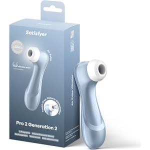 Satisfyer Pro 2 Vibratore per Donna Professionale | Stimolazione Clitoridea silenziosa e potente con Tecnologia Liquid-Air | Vibratore con Vibrazione e Push | Sex Toys