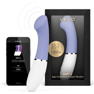 LELO GIGI 3 Vibratore per il Punto G Controllato da App per Donne con 8 Modalità di Piacere, Vibratore Punto G, Sex Toy Vibrator (Powder Blue)