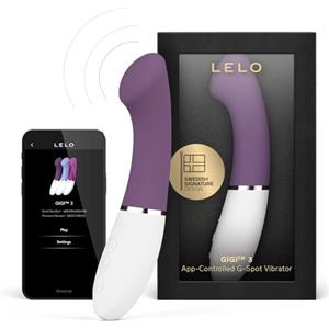 LELO GIGI 3 Vibratore per il Punto G Controllato da App per Donne con 8 Modalità di Piacere, Vibratore Punto G, Sex Toy Vibrator (Plum)
