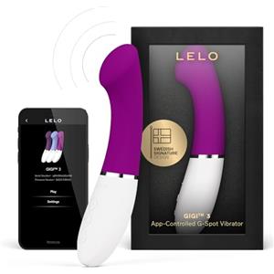 LELO GIGI 3 Vibratore per il Punto G Controllato da App per Donne con 8 Modalità di Piacere, Vibratore Punto G, Sex Toy Vibrator (Deep Rose)
