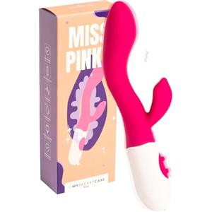 MySecretCase Vibratoreper Donna Punto G Squirting 19,5cm Vibratore Rabbit Vibratoreper Donna Grandi Stimolatore Clitoride Femminile 10 Modalità Vibrazione Sexytoysys Coppia Squirting (Fucsia)