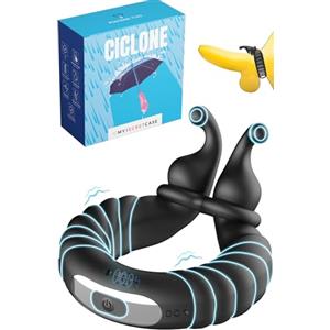 MySecretCase Anello Vibrante per Lui Comando a Distanza da App Cock Ring 9 Modalità Vibrazione Sexytoysys Coppia Anello Pene Lui Ritardante Vibratoriper Coppia Vibratore Clitoride Masturbatore Uomo