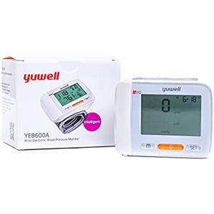 YUWELL - Misuratore di Pressione da Polso - Portatile e Automatico - Sfigmomanometro Digitale Professionale - Anatomico - Facile chiusura al polso