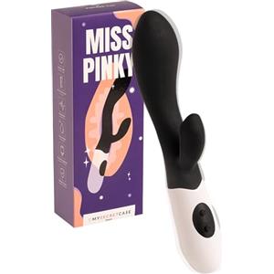MySecretCase Vibratoreper Donna Punto G Squirting 19,5cm Vibratore Rabbit Vibratoreper Donna Grandi Stimolatore Clitoride Femminile 10 Modalità Vibrazione Sexytoysys Coppia Squirting (Nero)